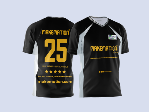 Makemation Jersey For Children Mockup Black